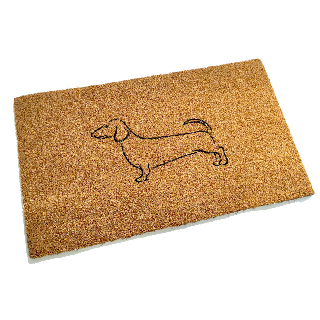 Sausage Dog Door Mat 75x45cm