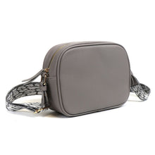 Load image into Gallery viewer, Pale Grey Vegan Leather Camera Bag
