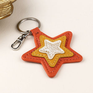 Orange Star Keyring