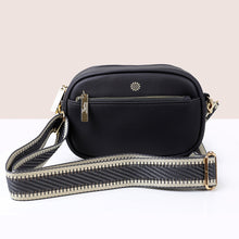 Load image into Gallery viewer, Black Vegan Leather Small Camera Bag
