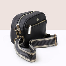 Load image into Gallery viewer, Black Vegan Leather Small Camera Bag
