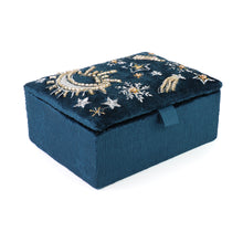 Load image into Gallery viewer, Night Sky Velvet Embroidered Jewellery Box
