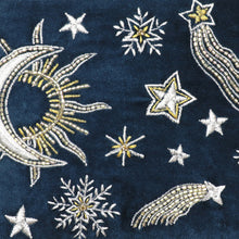Load image into Gallery viewer, Night Sky Velvet Embroidered Pouch
