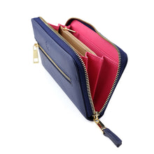 Load image into Gallery viewer, Navy Long Purse
