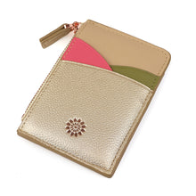 Load image into Gallery viewer, Gold Metallic Card Purse

