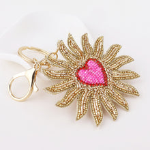 Load image into Gallery viewer, Sunny Heart Keyring
