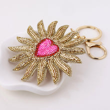 Load image into Gallery viewer, Sunny Heart Keyring
