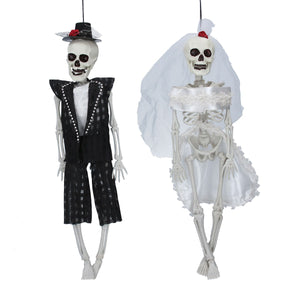 Acrylic Skeleton Bride/Groom Dec