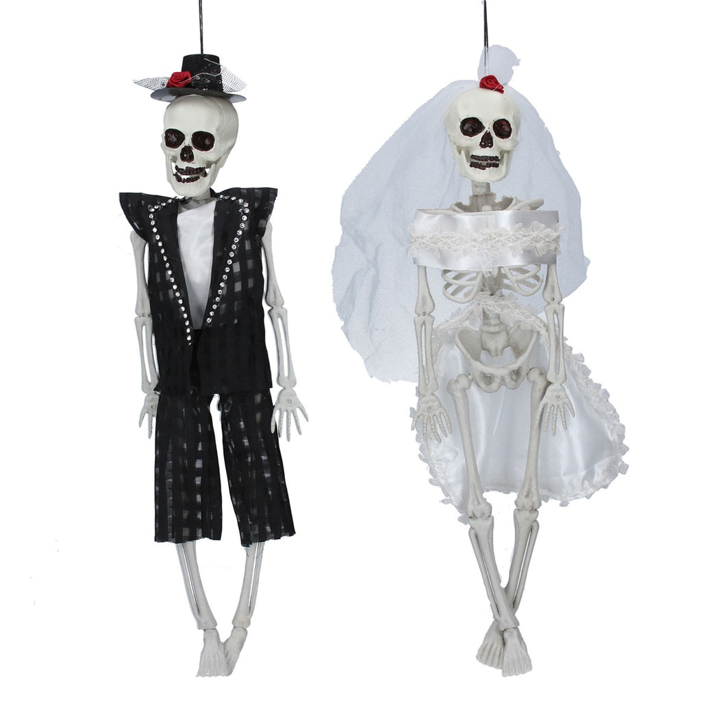 Acrylic Skeleton Bride/Groom Dec