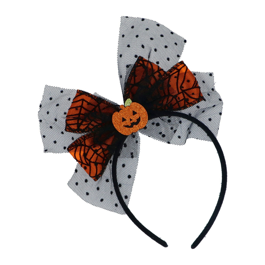 Pumpkin Bow Hairband