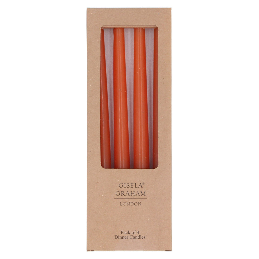 Orange Taper Candle