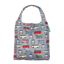 Load image into Gallery viewer, Grey Campervan Foldable Shopper
