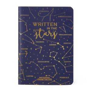 A6 Small Lined Notebook-Stars