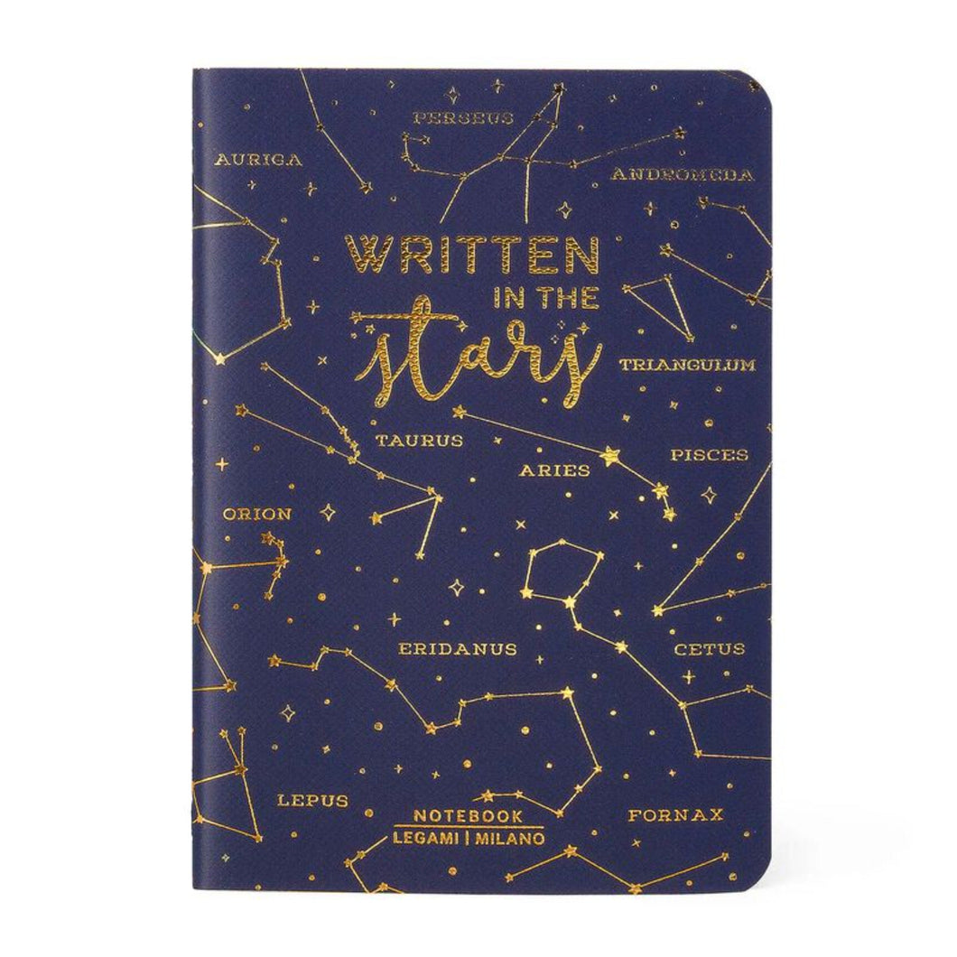 B5 Large Lined Notebook-Stars