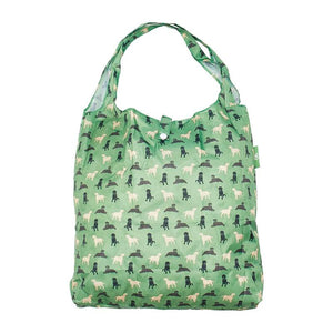 Green Labradors Eco Foldable Shopping Bag