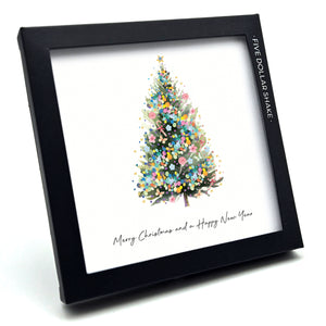 Luxury Christmas Cards Box of 6 - Xmas Tree