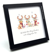 Load image into Gallery viewer, Luxury Christmas Cards Box of 6 - Xmas Puppies
