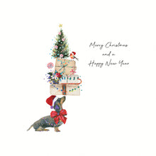 Load image into Gallery viewer, Luxury Christmas Cards Box of 6 - Xmas Sausage Dog
