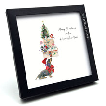 Load image into Gallery viewer, Luxury Christmas Cards Box of 6 - Xmas Sausage Dog
