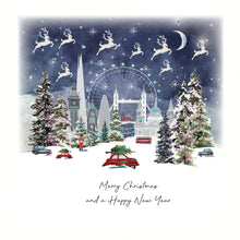 Load image into Gallery viewer, Luxury Christmas Cards Box of 6 - Night City
