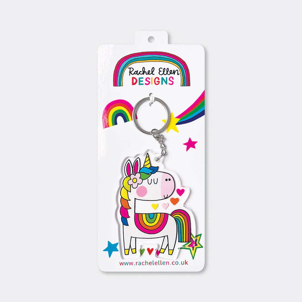Acrylic Keyring Unicorn