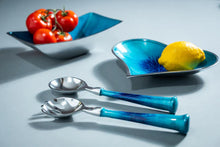 Load image into Gallery viewer, Brushed Aqua Heart Dish Large
