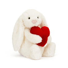 Load image into Gallery viewer, Bashful Red Love Heart Bunny Little
