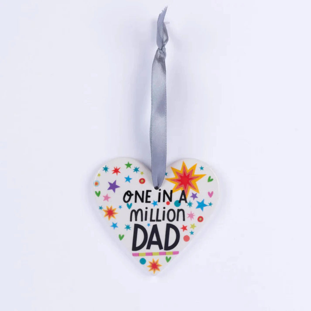 One In A Million Dad Hanging Decoration