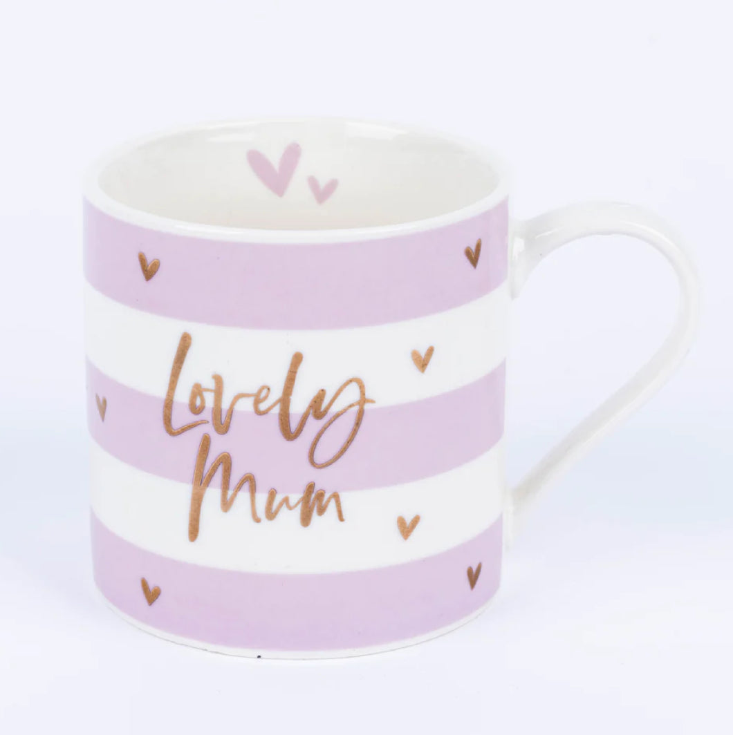 Lovely Mum Lilac Mug