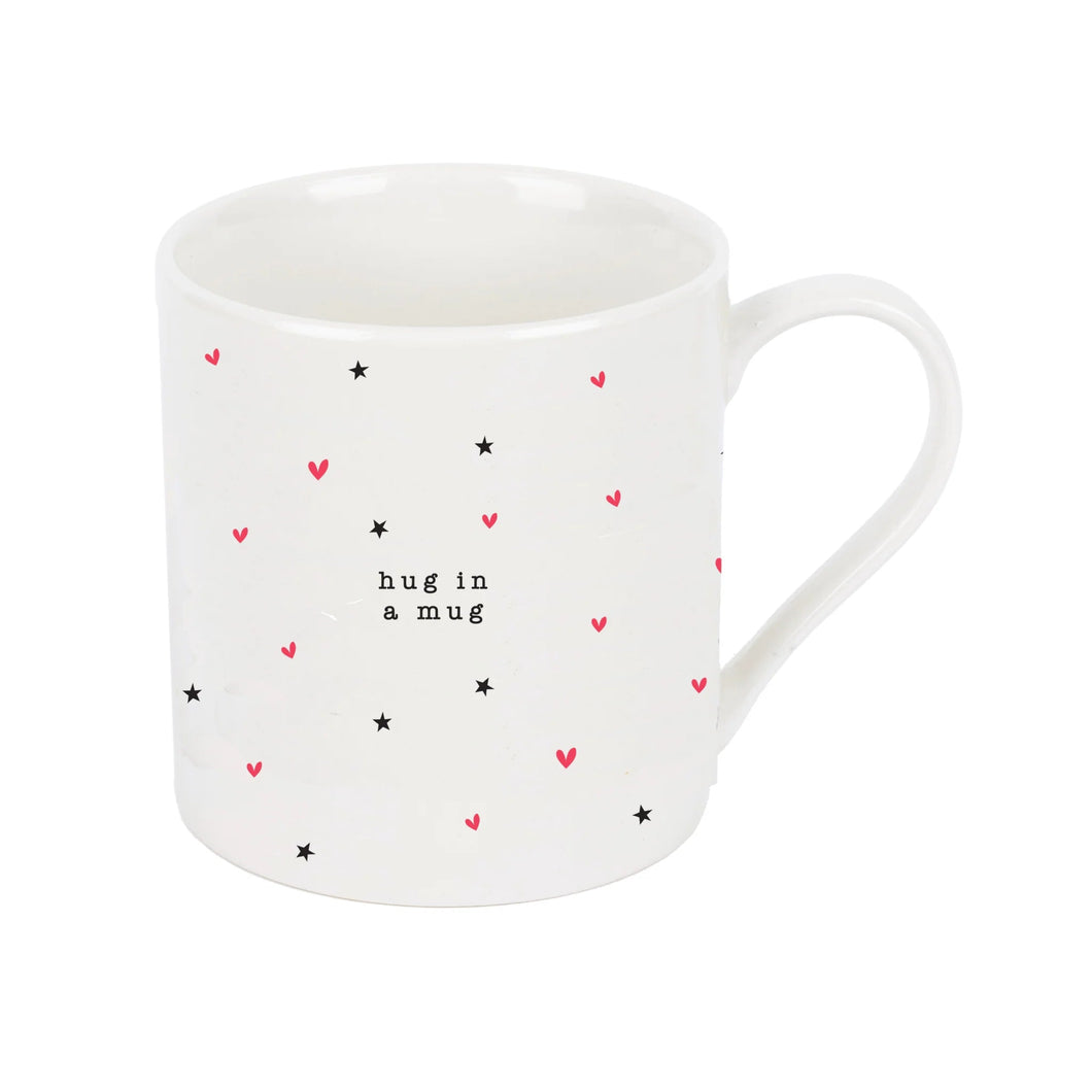 Hug in a Mug Hearts & Stars Mug