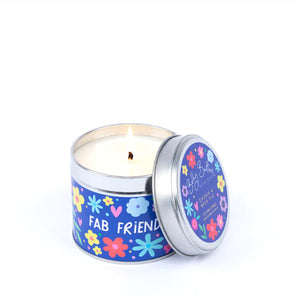 Fab Friends - Tin Candle