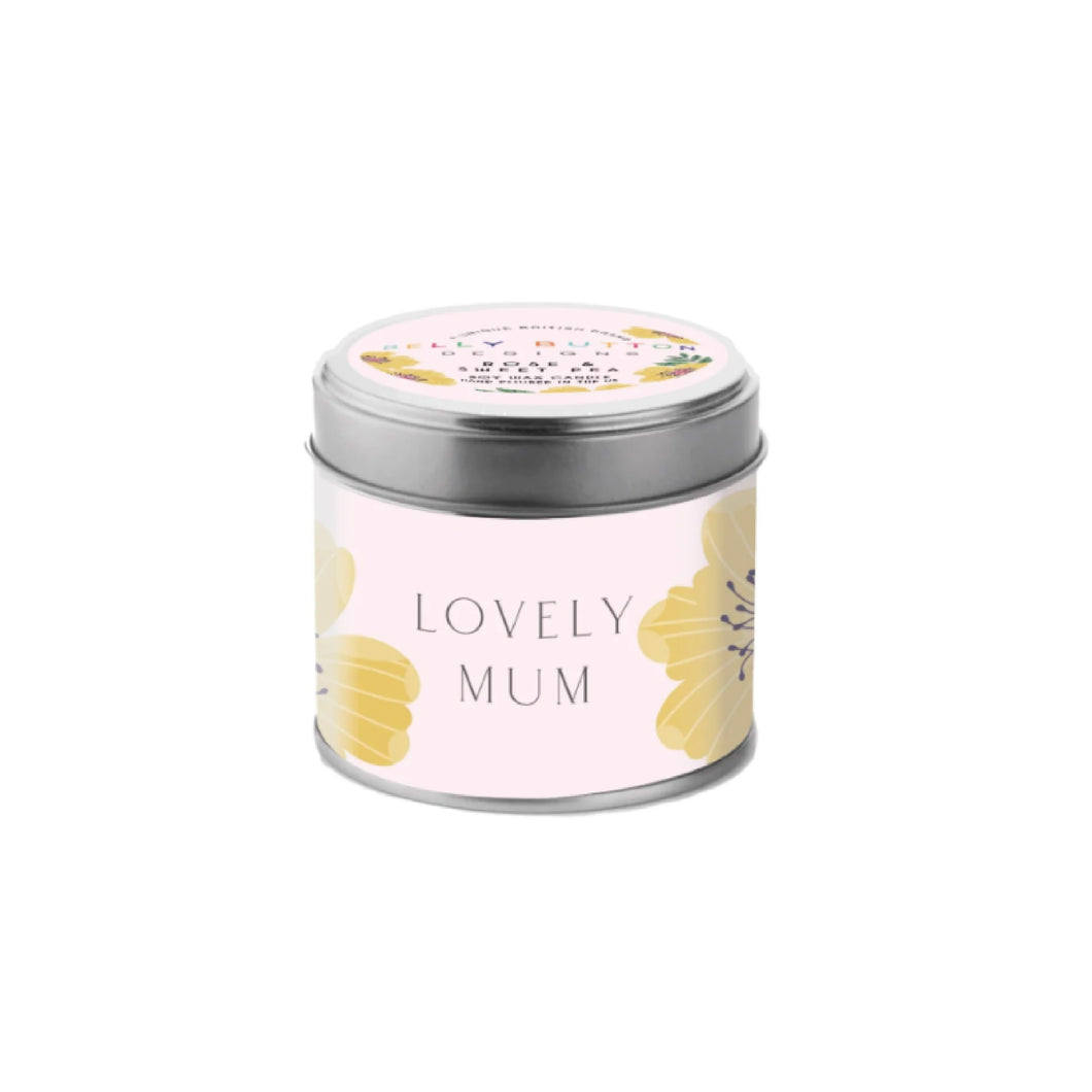 Lovely Mum - Tin Candle