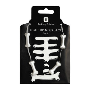 Skeleton Bone Light-Up Necklace