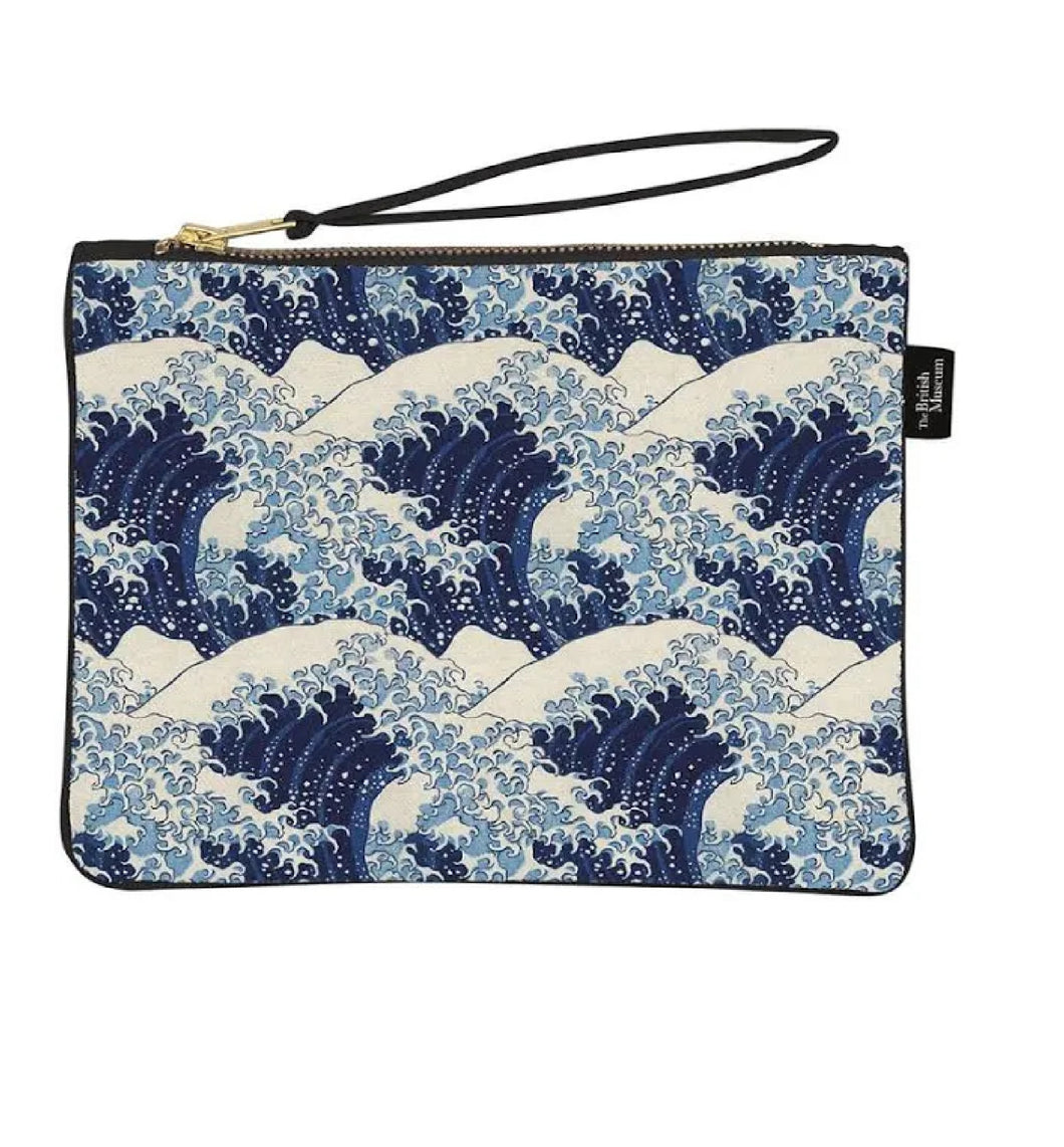 The Great Wave Pouch Bag