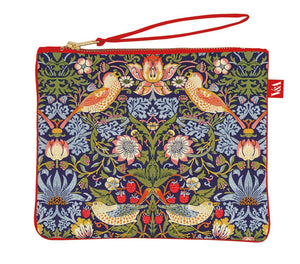 Strawberry Thief Pouch Bag