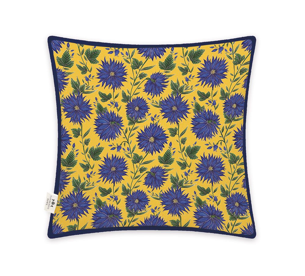 M&G Blue Flower Cushion
