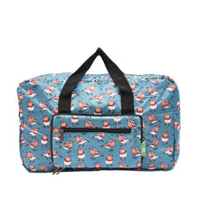 Load image into Gallery viewer, Teal Robins Recycled Holdall
