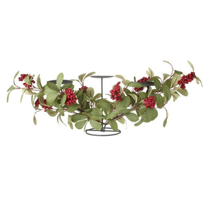 Red Berry & Green Leaf Centre Piece