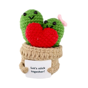 Positive Cactus with Heart