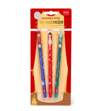 Load image into Gallery viewer, Set of 3 Erasable Gel Pens - The Nutcracker
