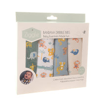 Load image into Gallery viewer, Savanna Animals Bib Set
