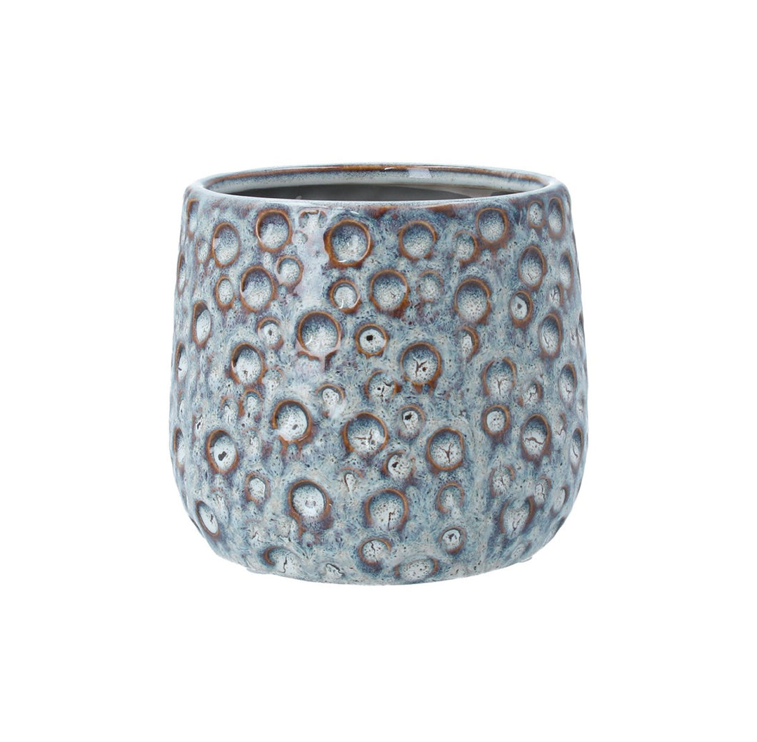 Reactive Glaze Stoneware Pot Cover Sml