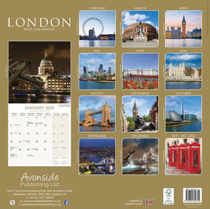 London Wall Calendar 2025