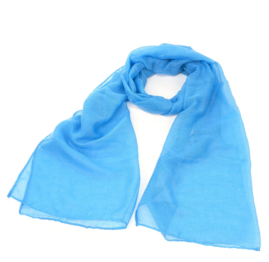 Sparkle Scarf - Light Blue