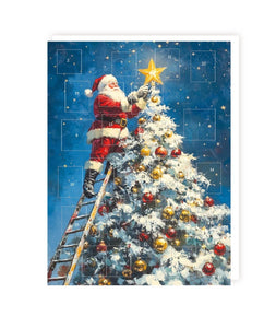 Advent Calendar - Santa Places The Star