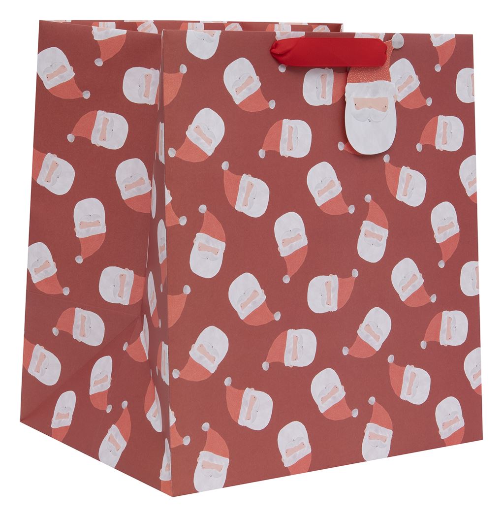 Santa Deep Shopper Gift Bag