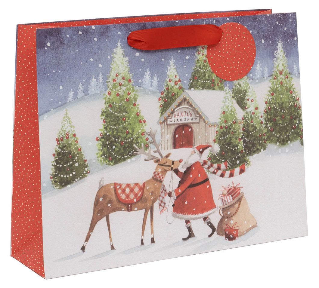 Santa's Best Friend Gift Bag - Large