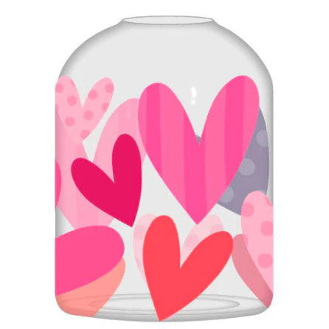 Big Hearts Glass Vase