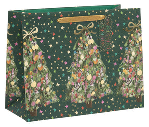Exquisite Evergreen Landscape Gift Bag - Medium