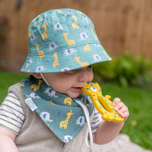 Giraffe & Elephant Sun Hat